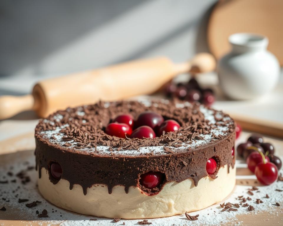 Grundteig Schwarzwälder Kirschtorte Zubereitung
