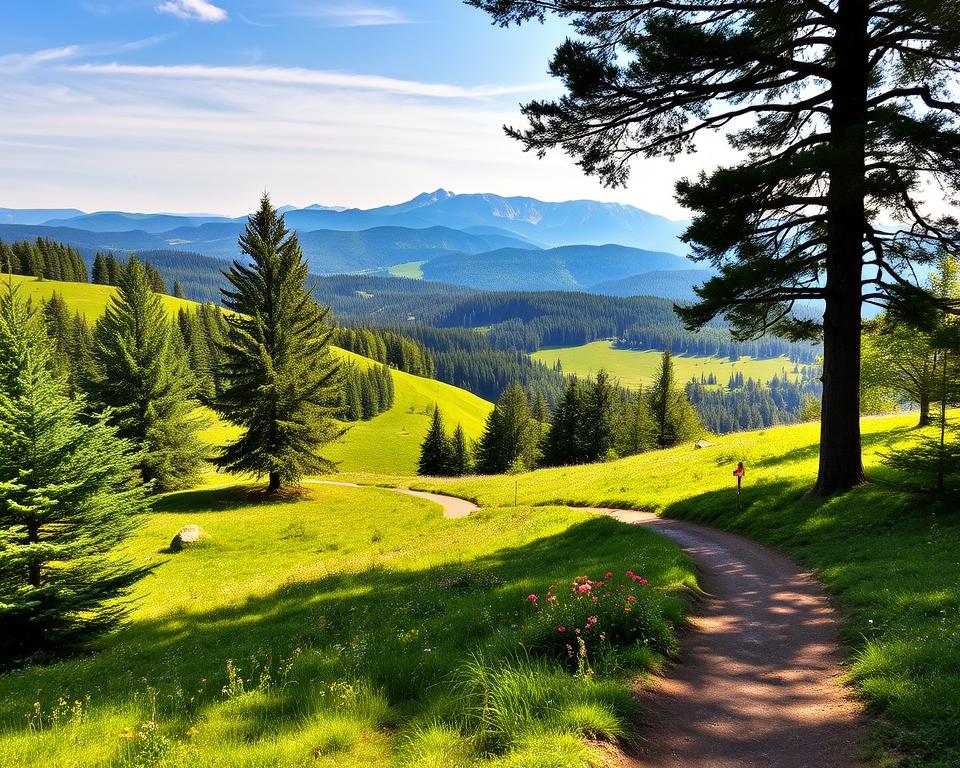 Naturhighlights Gernsbacher Runde Landschaft Schwarzwald