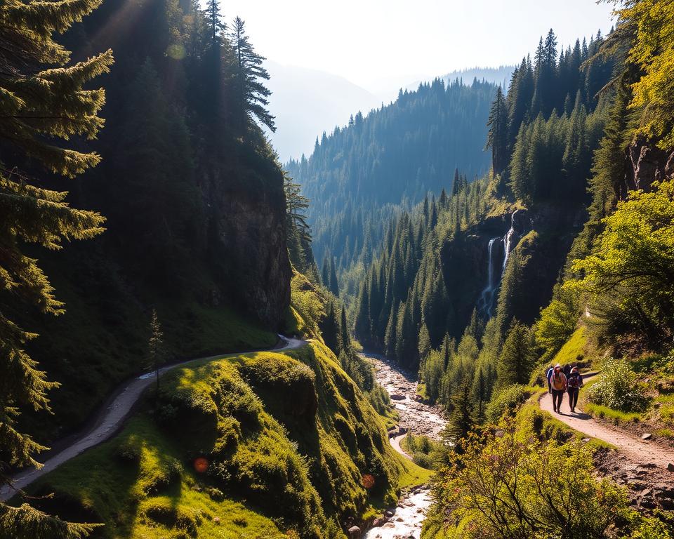 Schluchtensteig Wanderroute im Schwarzwald