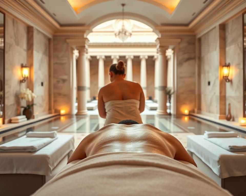 Wellness Massage Behandlungen in der Caracalla Therme