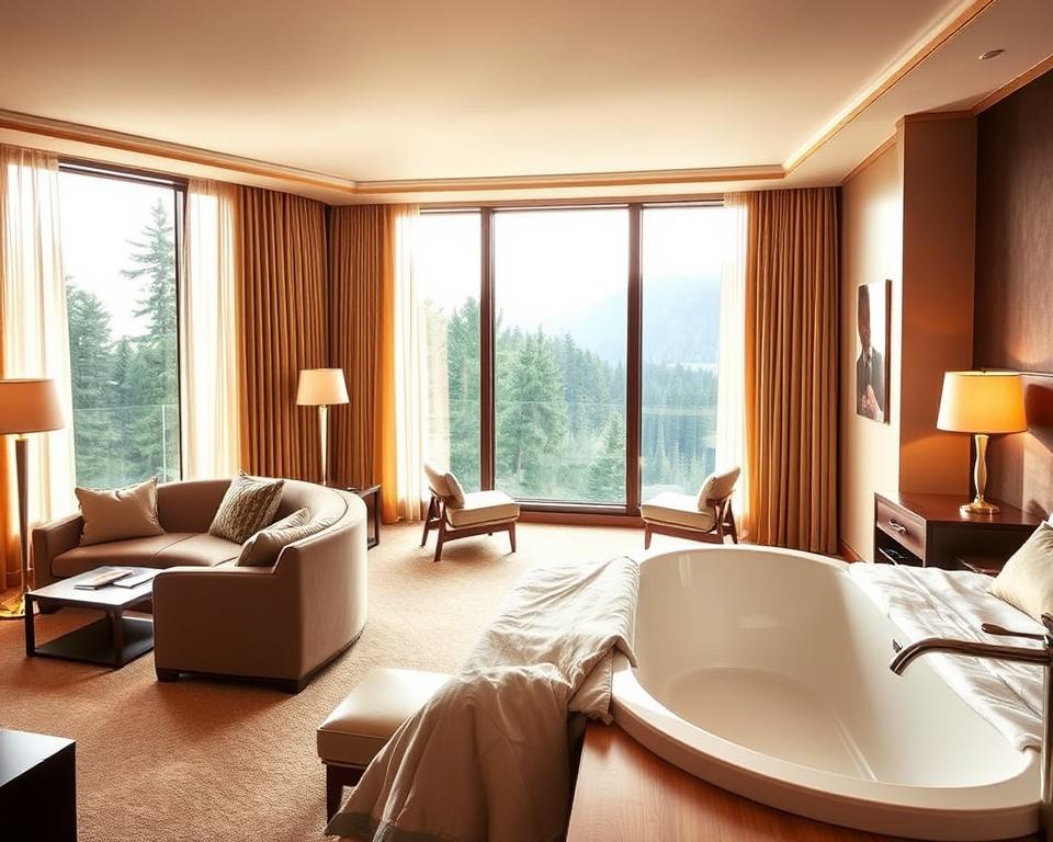 Luxuriöse Hotelzimmer im Schwarzwald