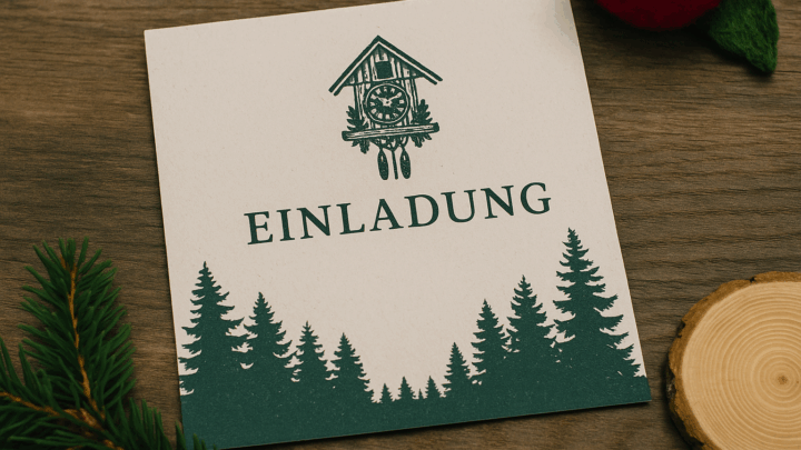 Einladungskarten aus dem Schwarzwald