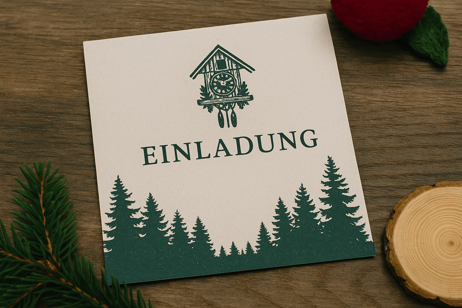 Einladungskarten aus dem Schwarzwald – Wo Tradition, Natur und Moderne zusammenkommen