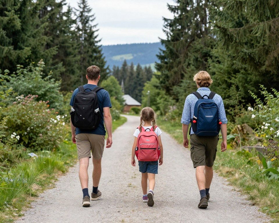 Kinder auf Wanderung im Schwarzwald