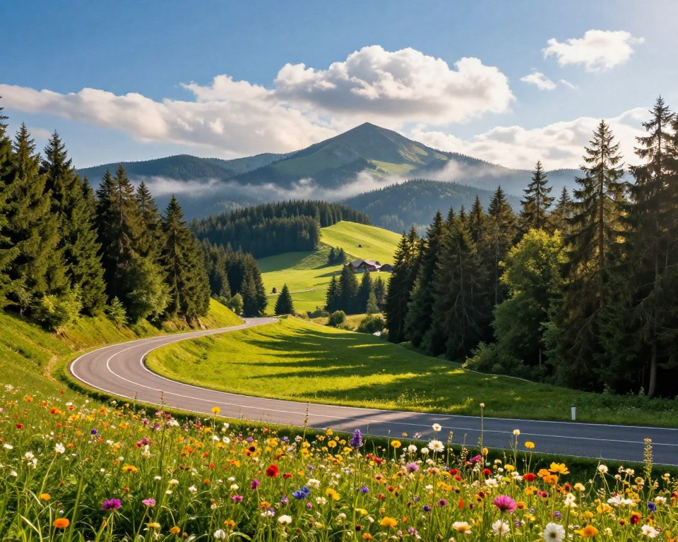 Schwarzwald Panoramastraße Landschaft Schwarzwald Panoramastraße Landschaft